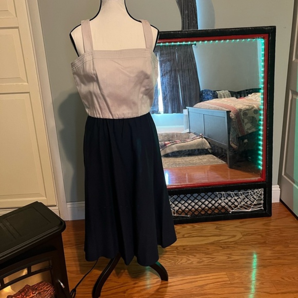 Vintage color block dress